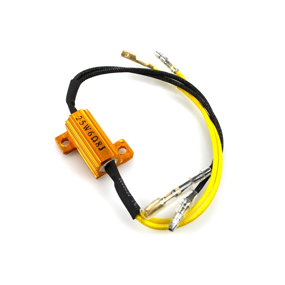 Widerstände SHIN YO (Paar) UNIVERSAL 6.8Ohm/25W inkl. Kabel mit 2 Anschlüs