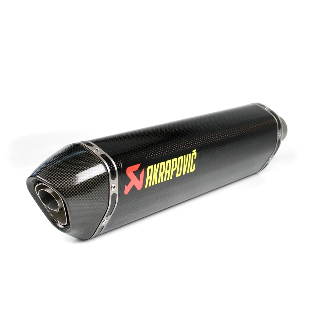 Auspuff AKRAPOVIC HEXAGONAL (SLIP-ON) in CARBON mit CARBON-ENDCAP zu Yamah