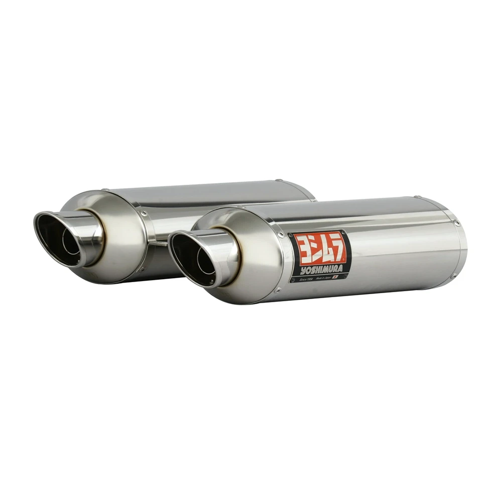 Auspuff Yoshimura OVAL in Titan zu Suzuki (CH Homologiert)