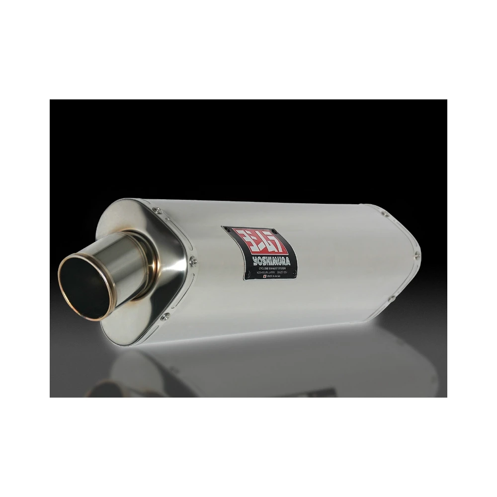 Auspuff Yoshimura TRI-OVAL in Inox zu Suzuki (CH Homologiert)