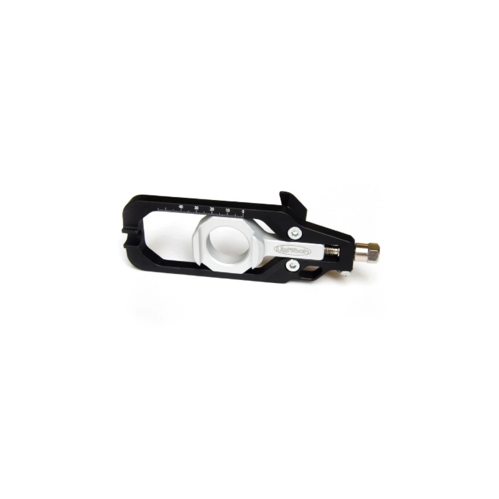 Kettenspanner LighTech (Paar - aus CNC-gefrästes Aluminium) in SCHWARZ zu