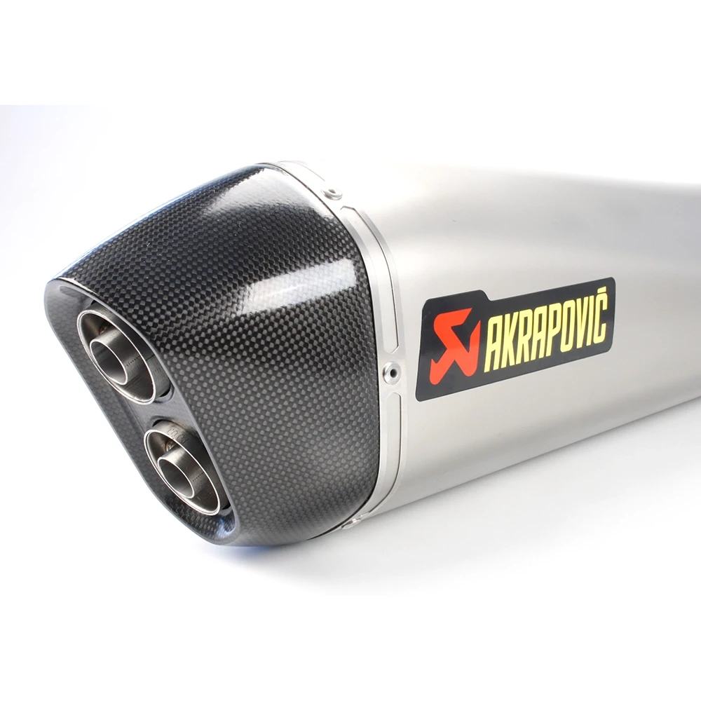 Auspuff AKRAPOVIC STREET LEGAL (SLIP-ON) in TITAN mit CARBON-ENDCAP zu Gil