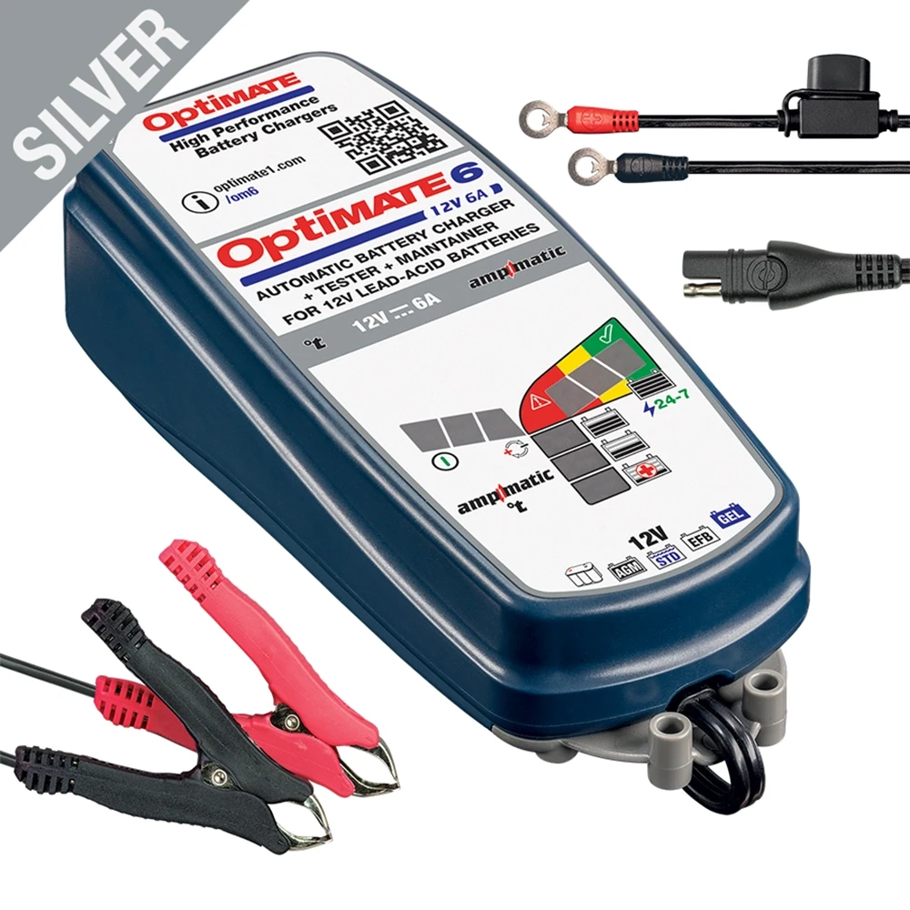 Batterieladegerät tecMATE OPTIMATE 6 Ampmatic 12V/6A 9 Stufen 3-144Ah TM360