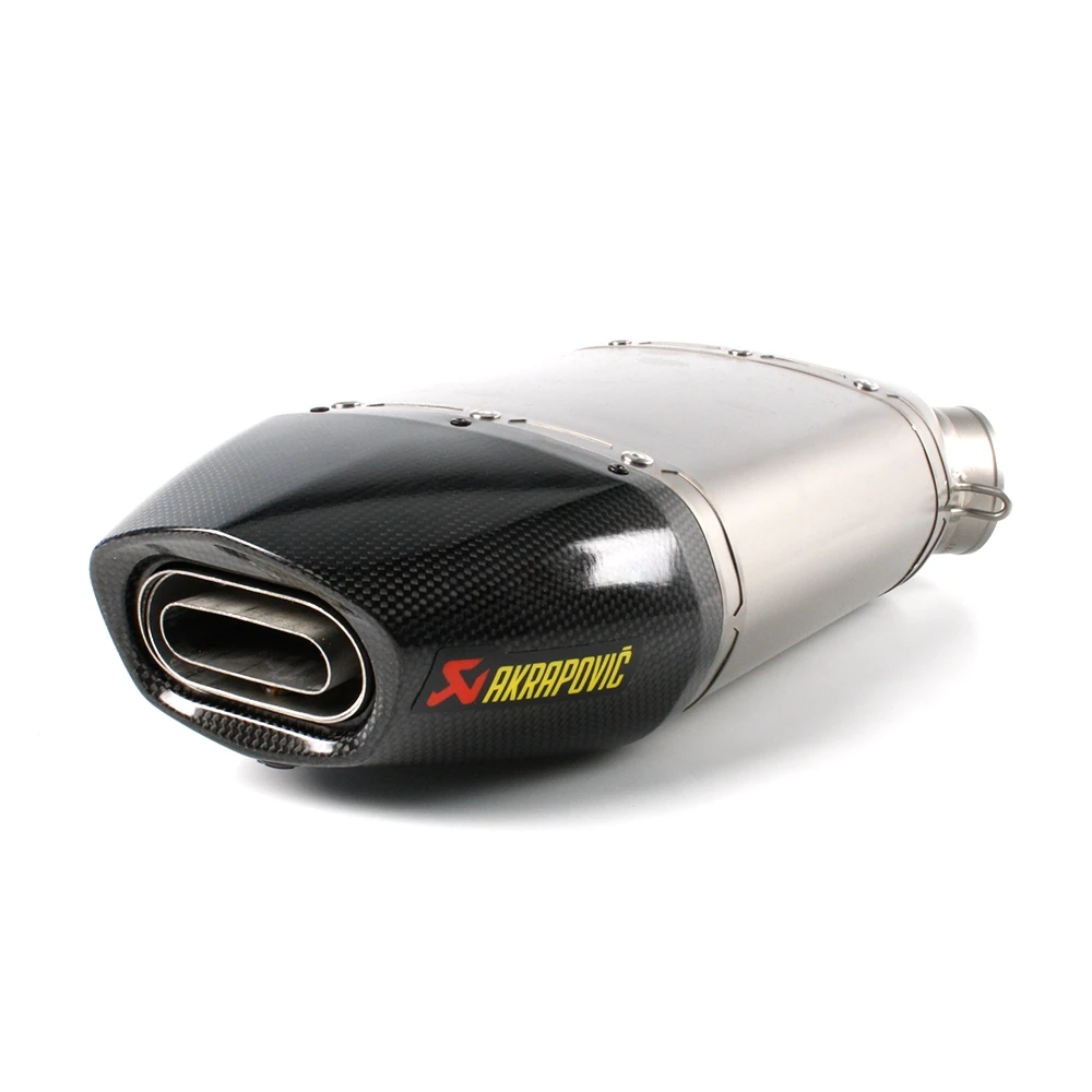 Auspuff AKRAPOVIC SLIP-ON in TITAN mit CARBON-ENDCAP zu Kawasaki (CH Homol