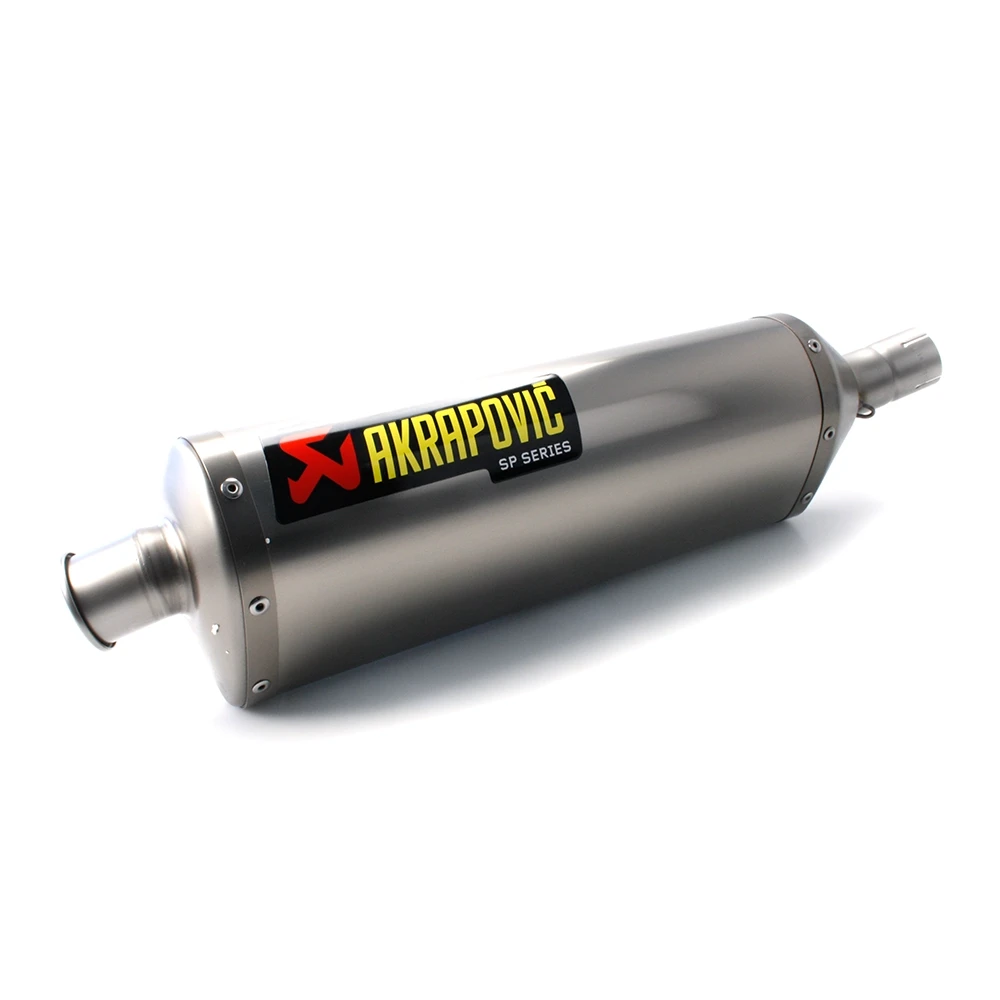 Auspuff AKRAPOVIC SP SERIE OVAL (SLIP-ON) in TITAN mit CARBON-ENDCAP zu Ka