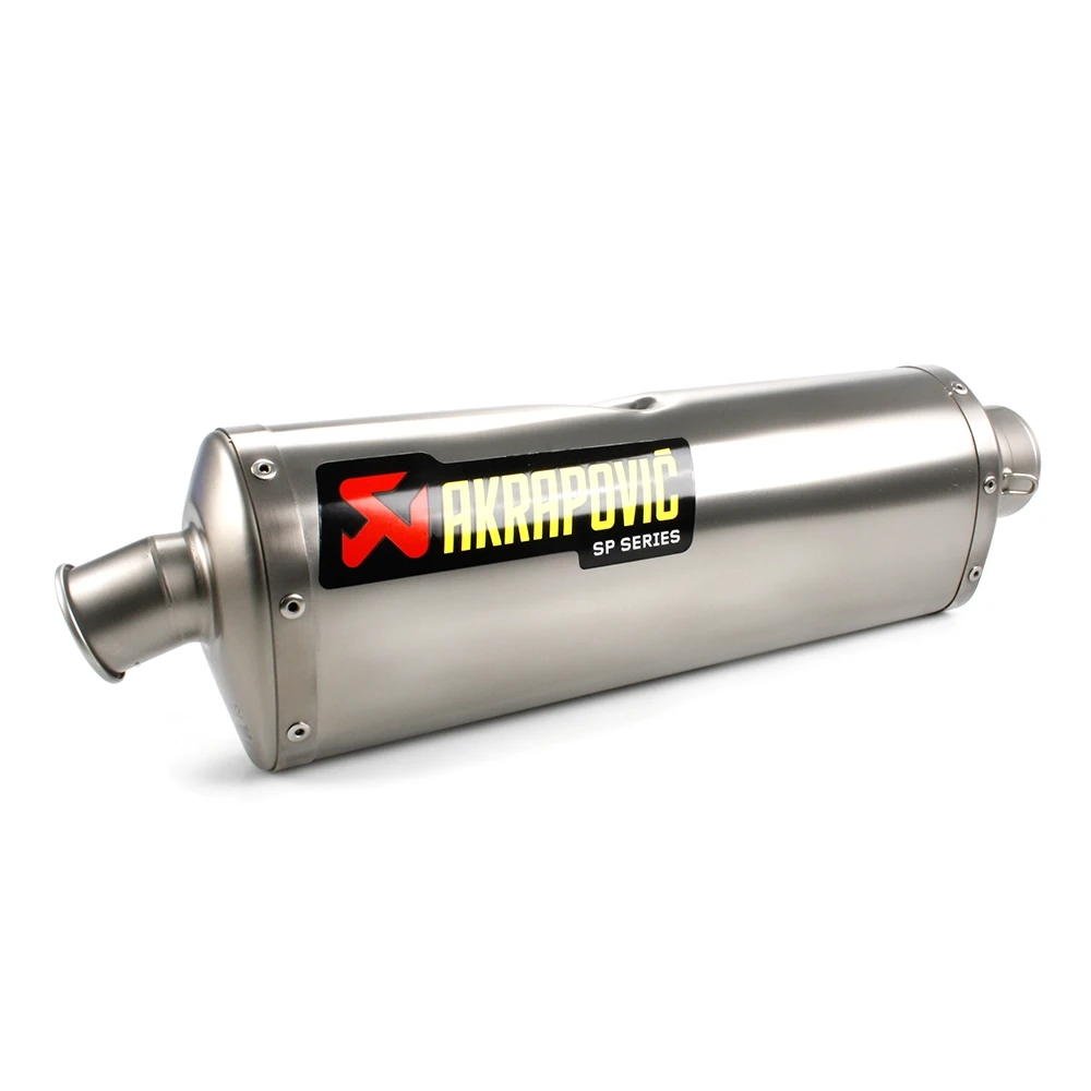 Auspuff AKRAPOVIC SP SERIE OVAL (SLIP-ON) in TITAN mit CARBON-ENDCAP zu Ka