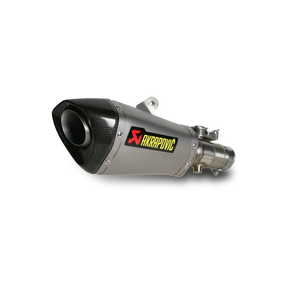 Auspuff AKRAPOVIC SHARP-EDGED (SLIP-ON) in V4A mit CARBON-ENDCAP zu Yamaha
