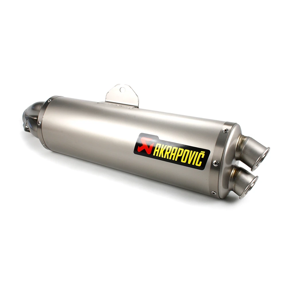 Auspuff AKRAPOVIC SLIP-ON in TITAN mit zwei Endrohren zu BMW (CH Homologie