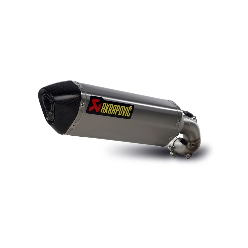 Auspuff AKRAPOVIC SLIP-ON in TITAN mit CARBON-ENDCAP zu Honda (CH Homologi