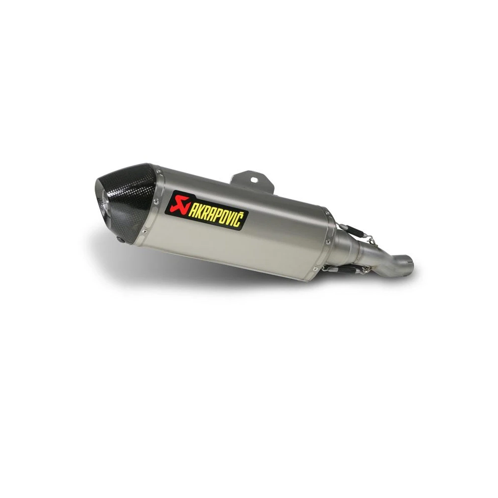 Auspuff AKRAPOVIC SLIP-ON in TITAN mit CARBON-ENDCAP zu Honda (CH Homologi