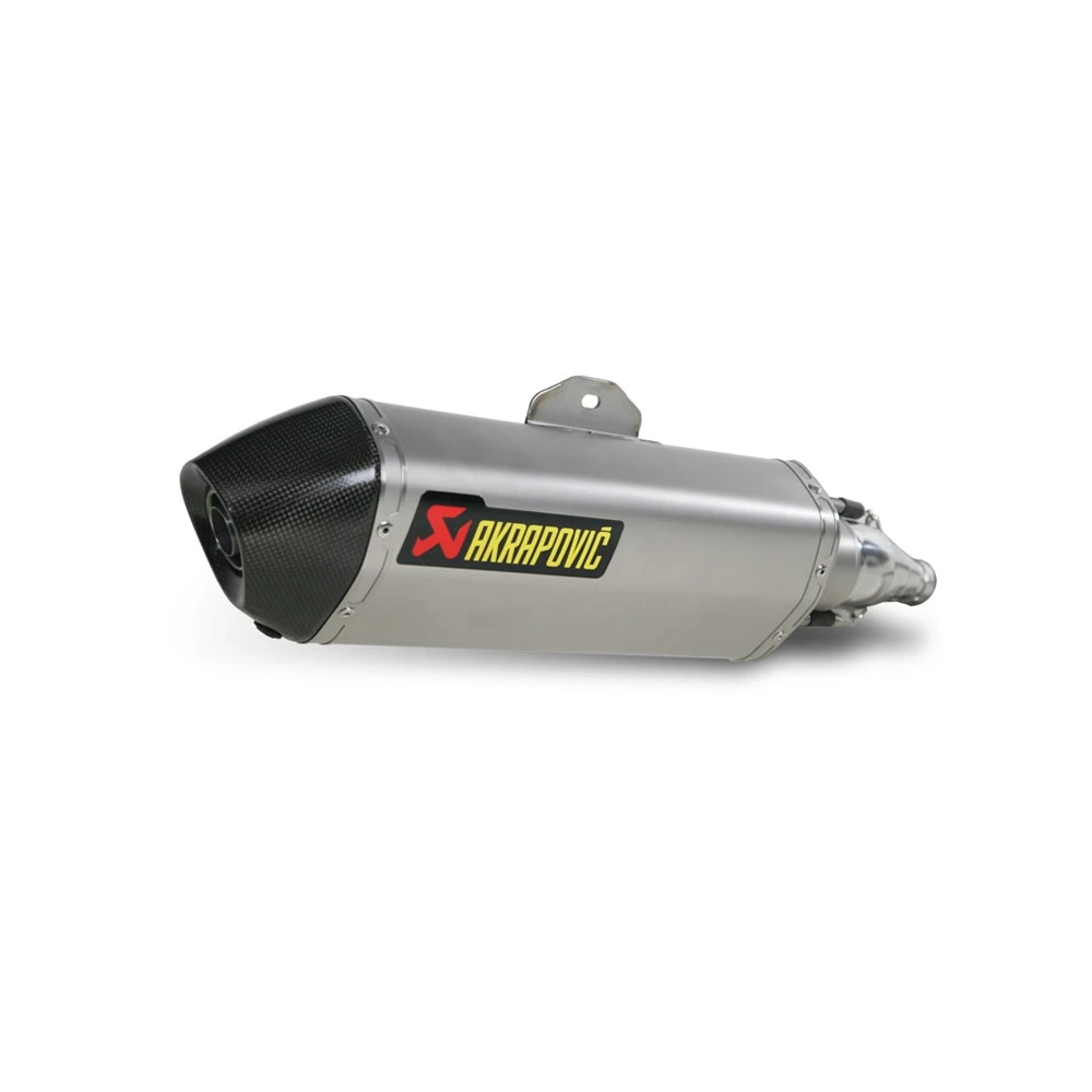 Auspuff AKRAPOVIC STREET LEGAL (SLIP-ON) in TITAN mit CARBON-ENDCAP zu Hon