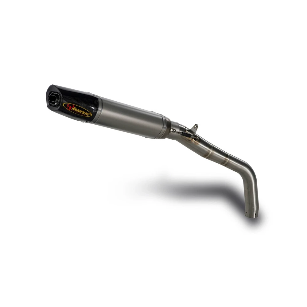 Auspuff AKRAPOVIC SLIP-ON in TITAN mit CARBON-ENDCAP zu Honda (CH Homologi