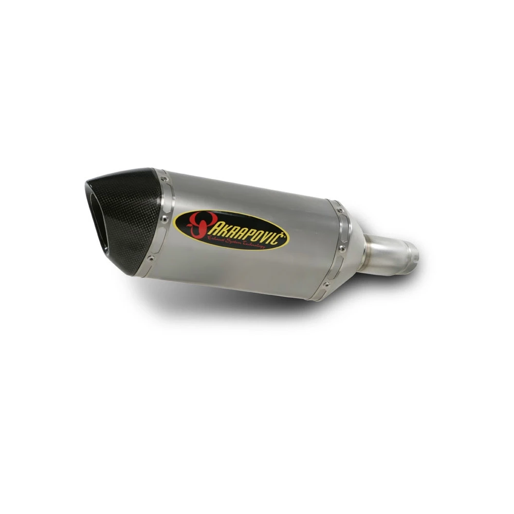 Auspuff AKRAPOVIC HEXAGONAL (SLIP-ON) in TITAN mit CARBON-ENDCAP zu Honda