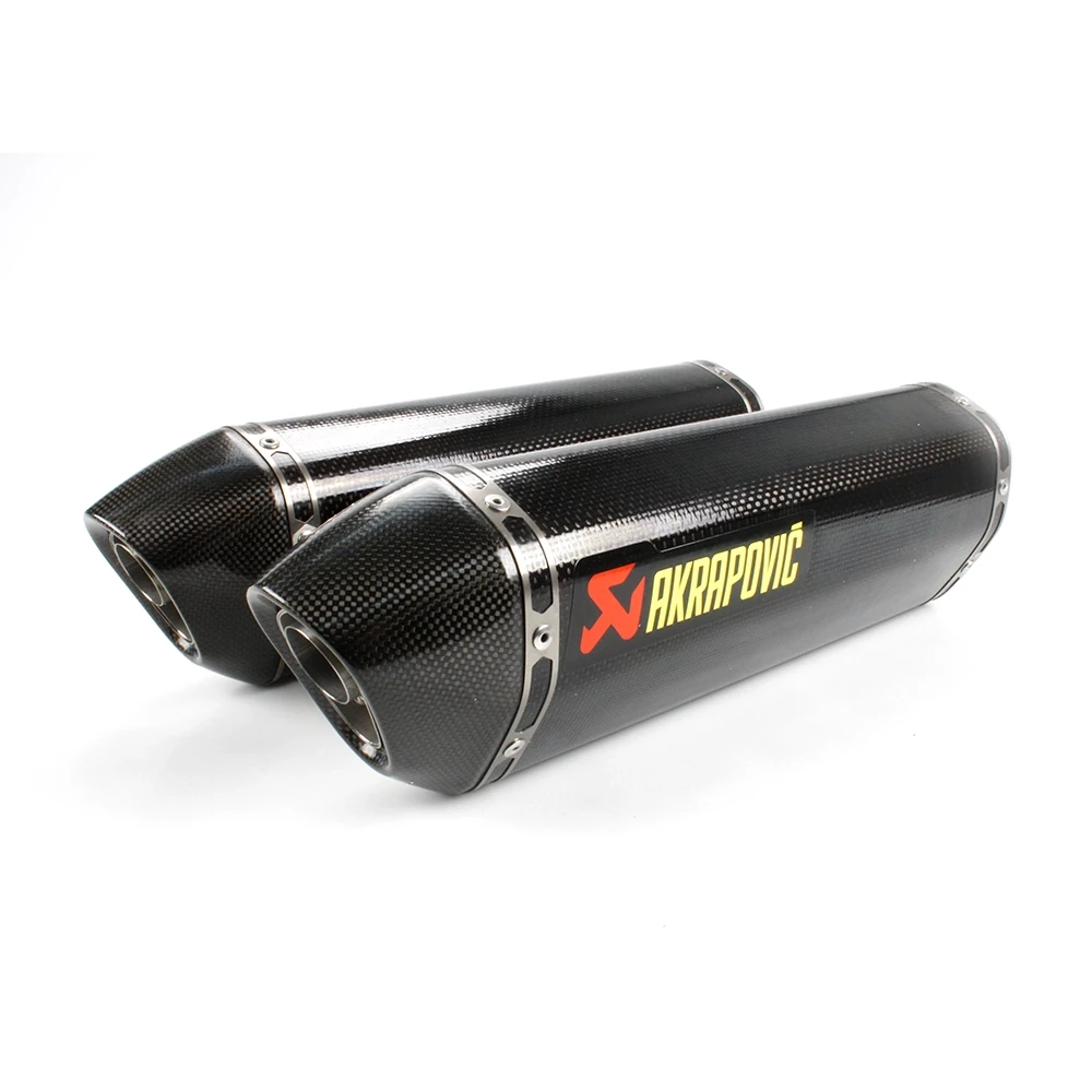 Auspuff AKRAPOVIC HEXAGONAL (SLIP-ON) in CARBON mit CARBON-ENDCAP zu Kawas