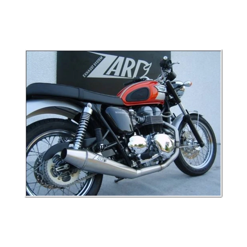 Auspuffanlage ZARD PIPE - LOW POSITION (2 in 1) in Inox zu Triumph (CH- Ho