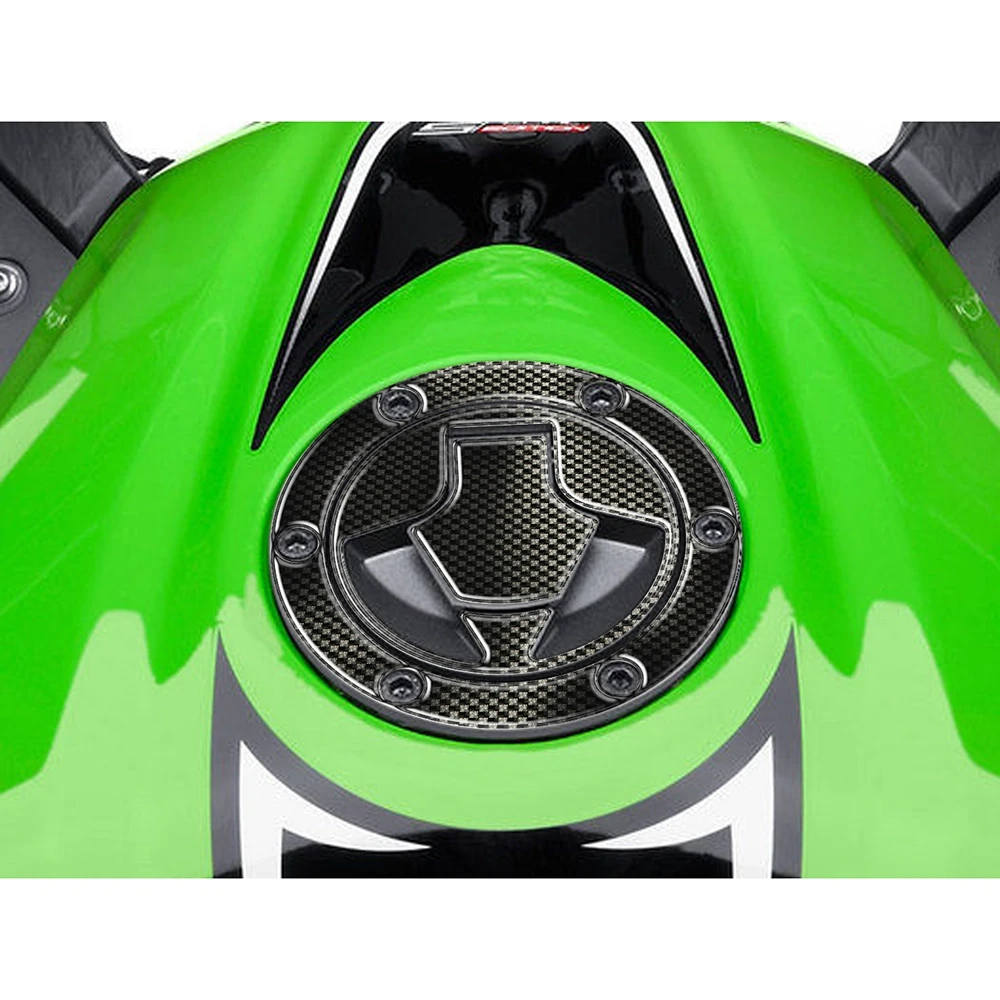 Tankcap- Protektor PRINT in carbon-look zu Kawasaki