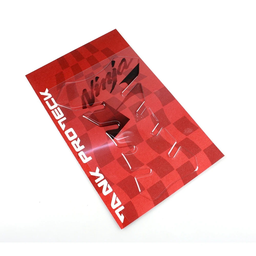 Tank Protektor 4R 3D RACING-LOGO NINJA in SUPER TRANSPARENT
