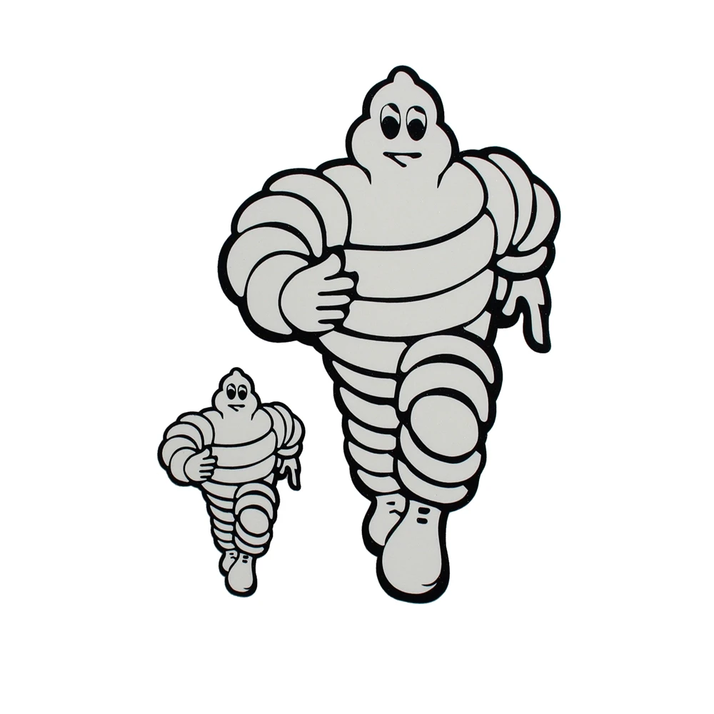 Sticker 4R MICHELIN MANN (10 x 12cm) in Weiss