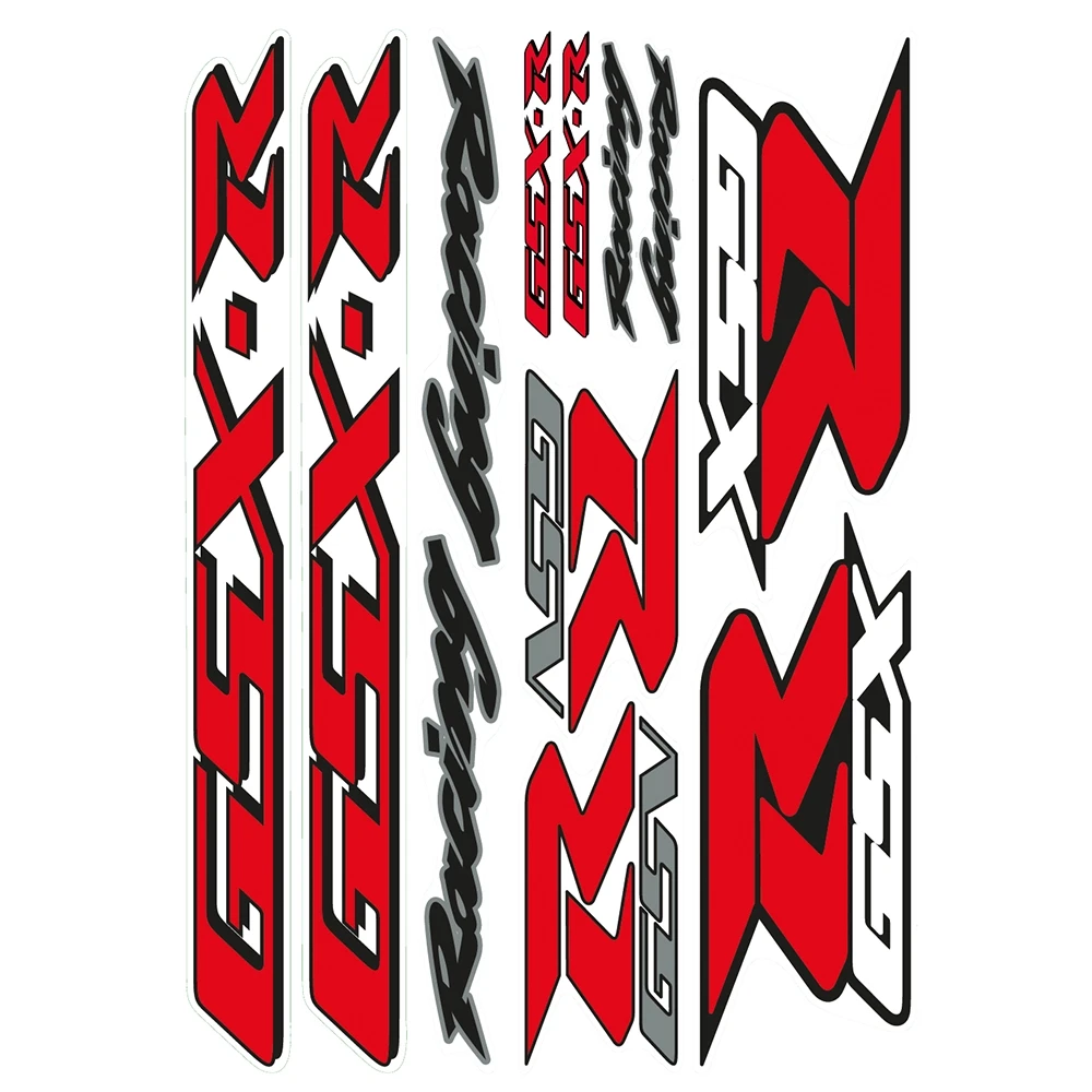 Sticker-Set 4R SUZUKI GSX-R RACING (35 x 25cm)