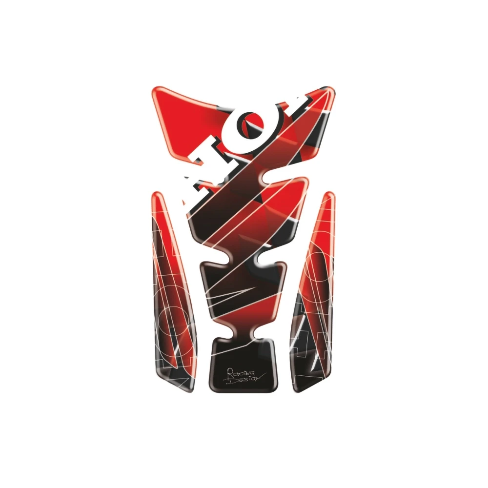 Tank Protektor PRINT SPIRIT LE - Honda in Rot (213 x 128mm)