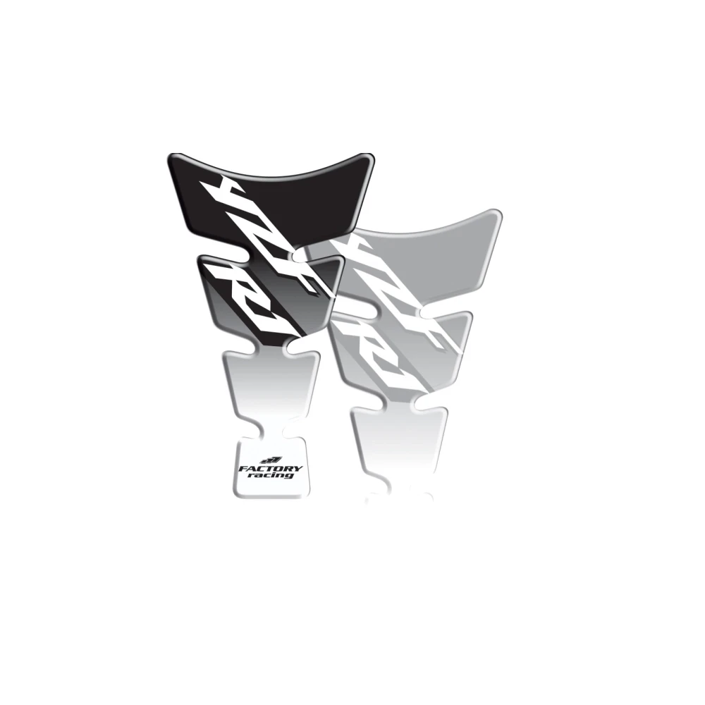Tankprotektor PRINT SPIRIT YZF R1 in silber (128 x 213mm)