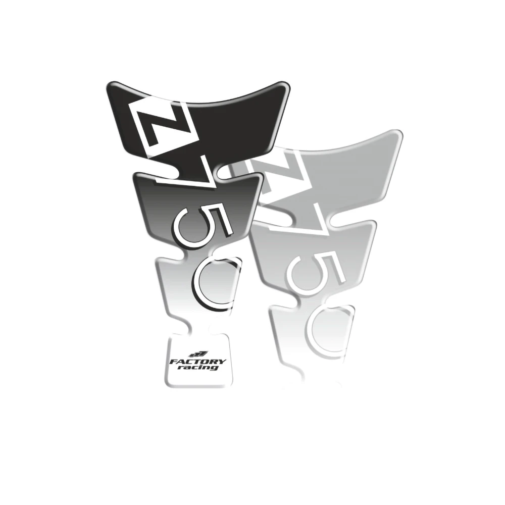 Tankprotektor PRINT SPIRIT Z750 in silber (128 x 213mm)