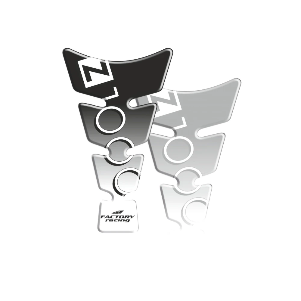 Tankprotektor PRINT SPIRIT Z1000 in silber (128 x 213mm)