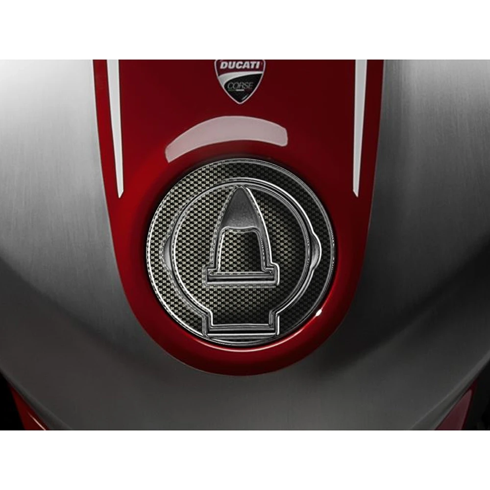 Tankcap- Protektor PRINT in carbon-look zu Ducati