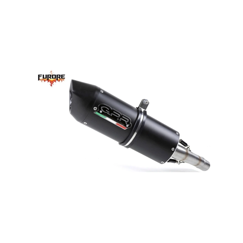 Auspuff GPR Furore Nero in schwarz-matt zu KTM (CH-Hom)