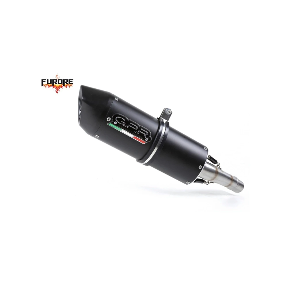 Auspuff GPR Furore Nero in schwarz-matt zu Yamaha (CH-Hom)