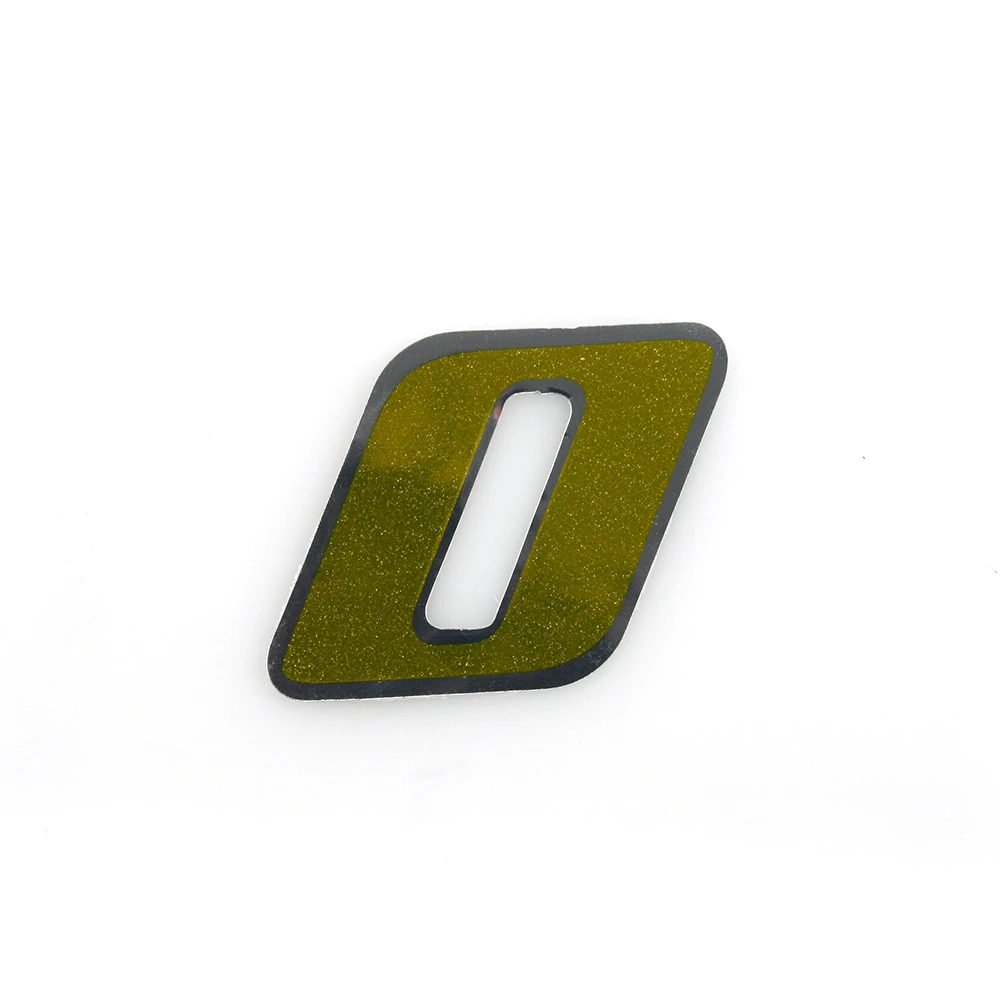Sticker 4R PICCOLO Zahl Nr. 0 in GOLD (65 x 65mm)