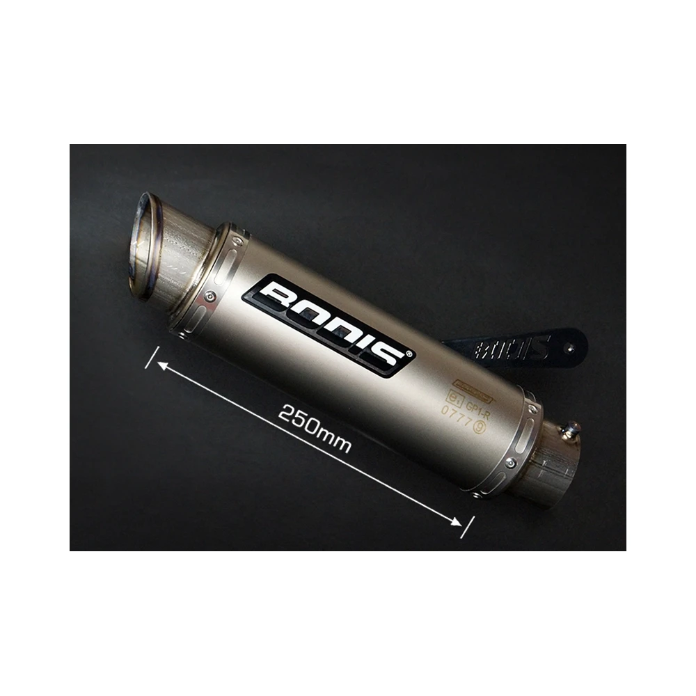 Auspuff BODIS GP1-R in FULL TITAN (FT) zu BMW (CH- Homologiert)