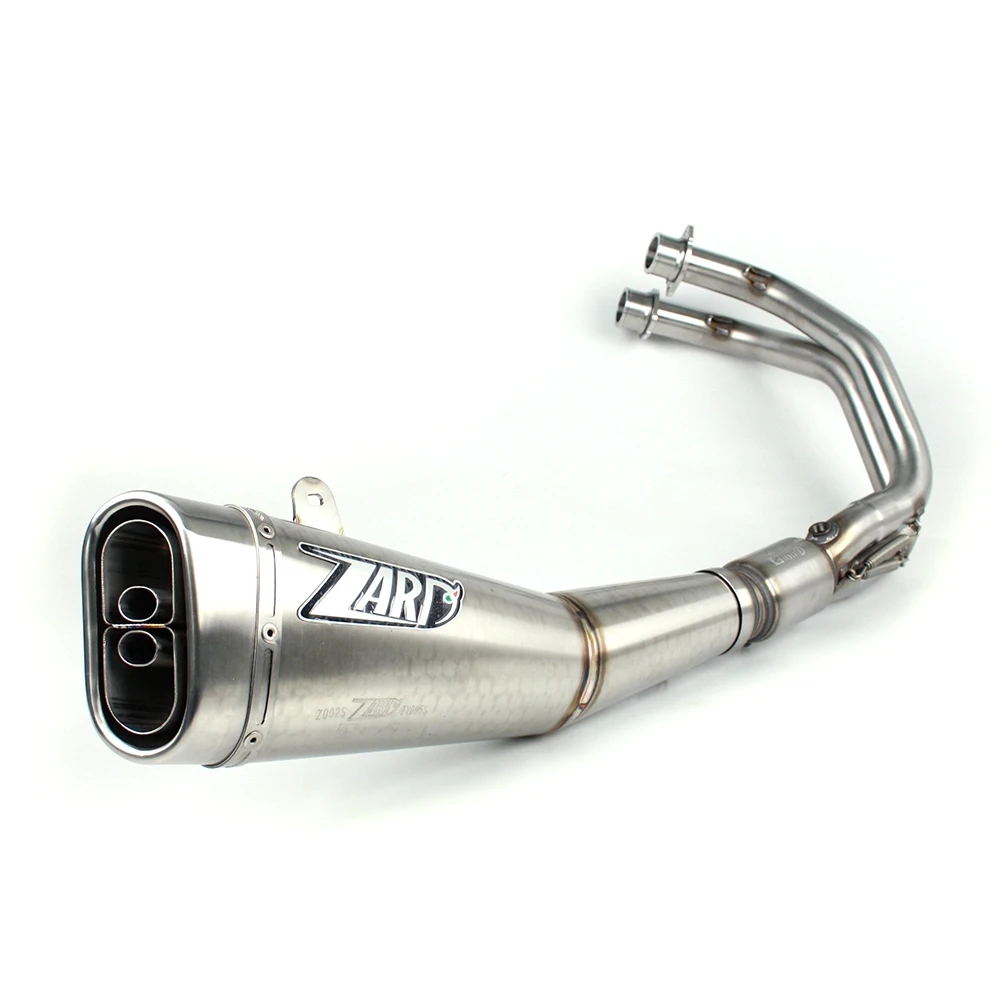Auspuffanlage ZARD FLAT (2 in 1) in Inox zu Yamaha (CH- Homologiert)