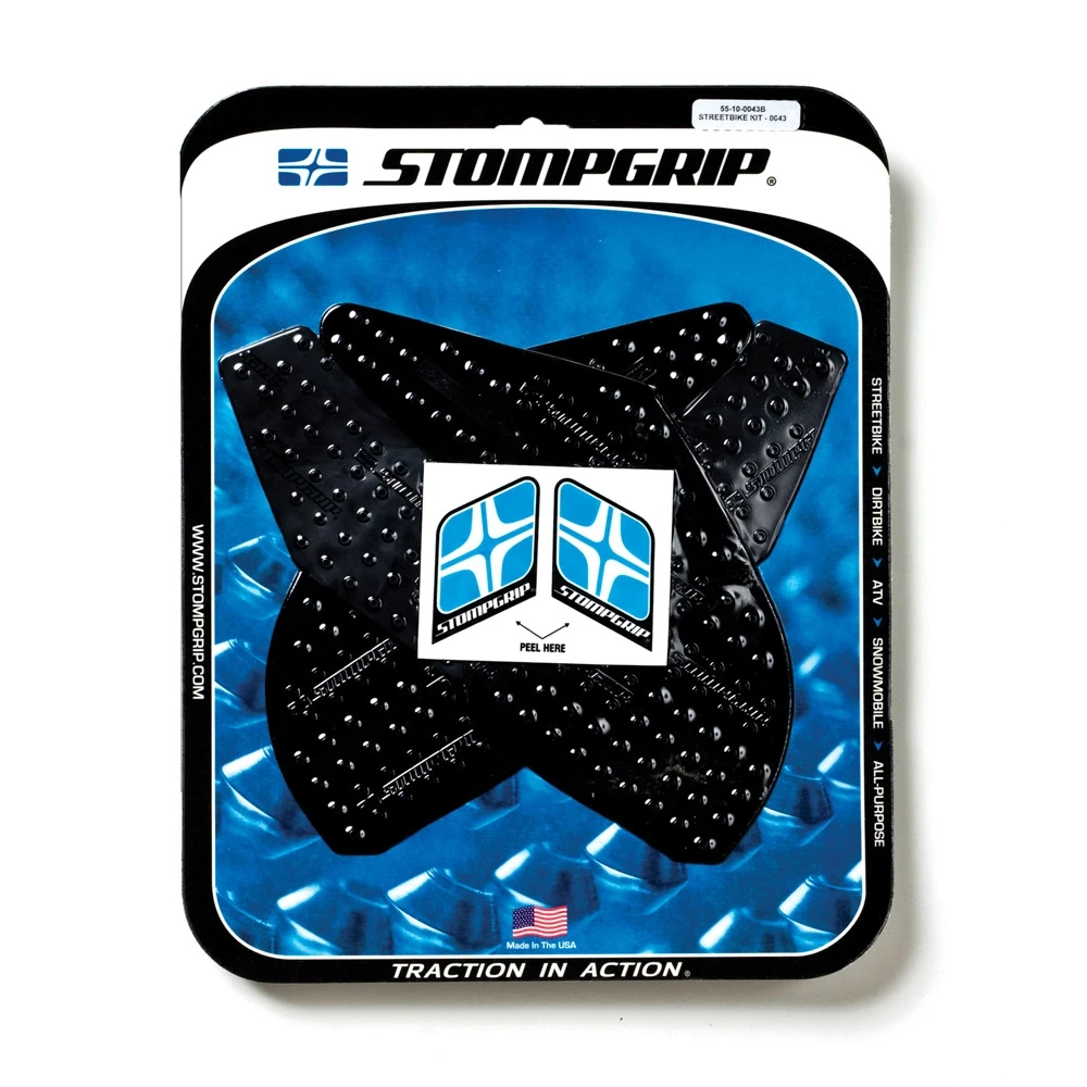 Side- Pad STOMPGRIP POWERSPORTS - VOLCANO (Grip für besseres Handling) Sch