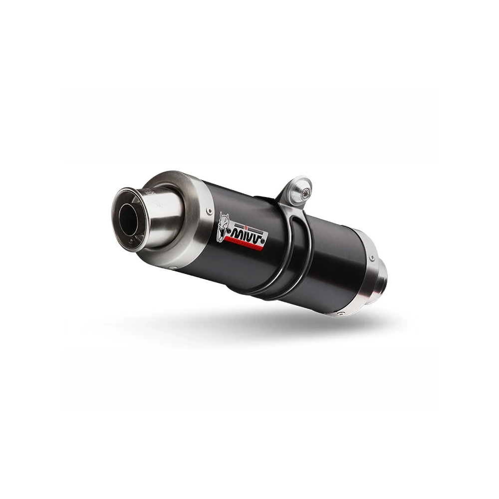 Auspuff MIVV GP - HIGH UP in Edelstahl- Schwarz zu Ducati (CH- Homologiert