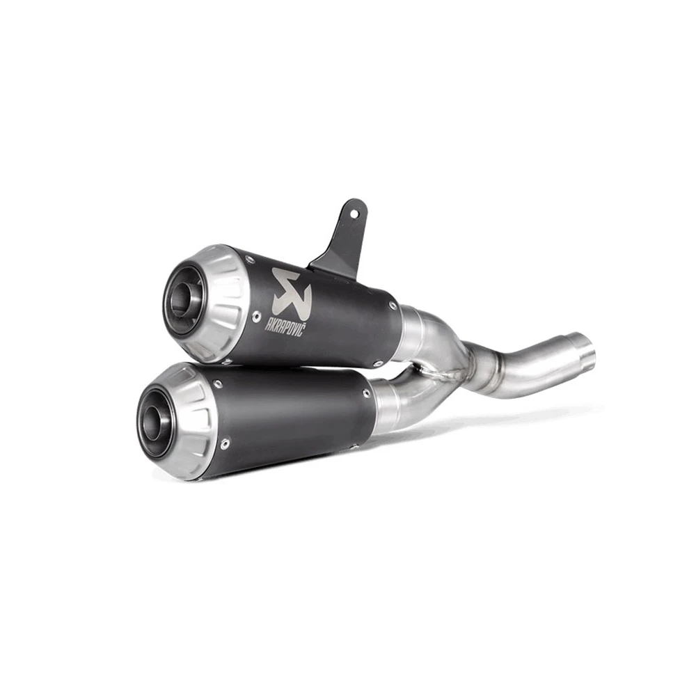 Auspuff AKRAPOVIC (SLIP-ON) in TITAN- SCHWARZ zu Ducati (CH Homologiert) b
