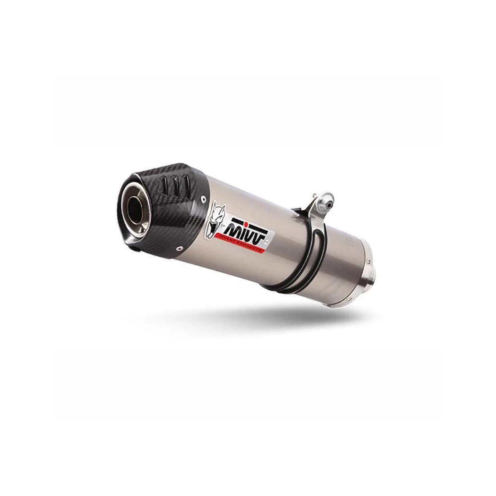 Auspuffanlage MIVV OVAL (CarbonCap Line) in Titan zu Honda (CH- Homologier