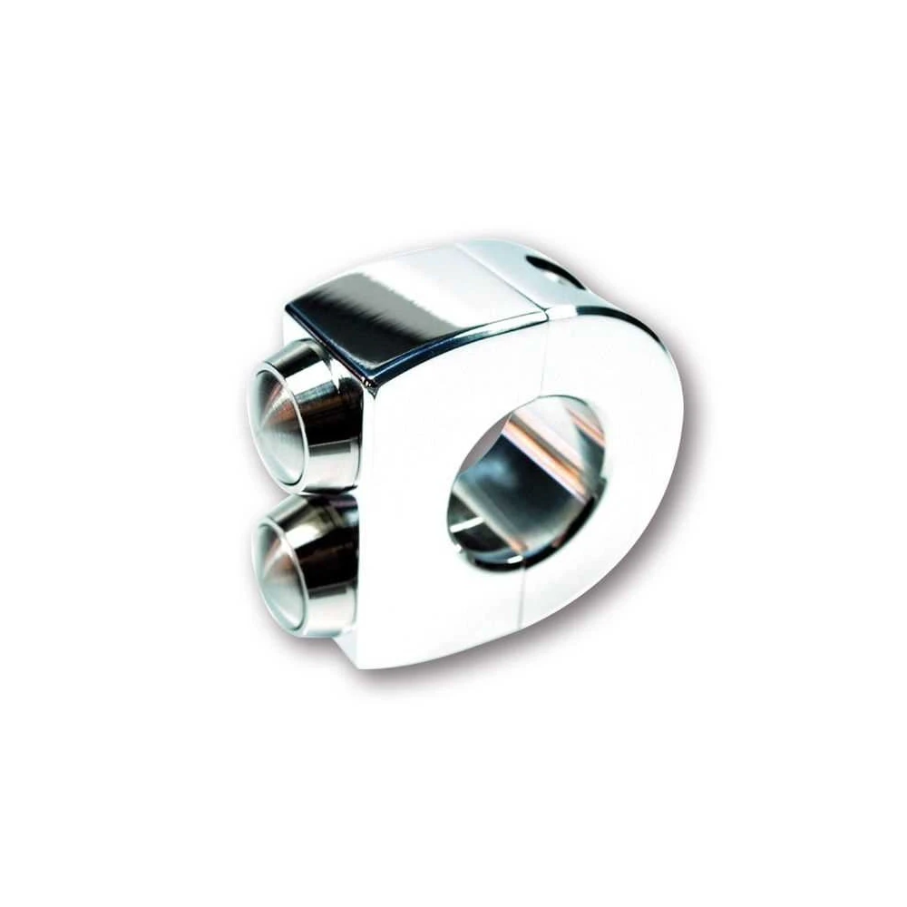 Armatur motogadget m-switch (2 Taster) aus Alu- poliert, Tasten poliert, f