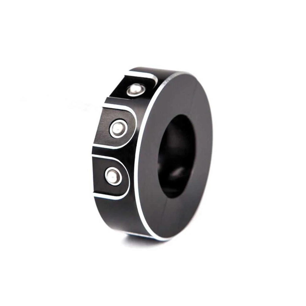 Armatur motogadget m-switch mini (3 Taster) aus Alu in schwarz- eloxiert,
