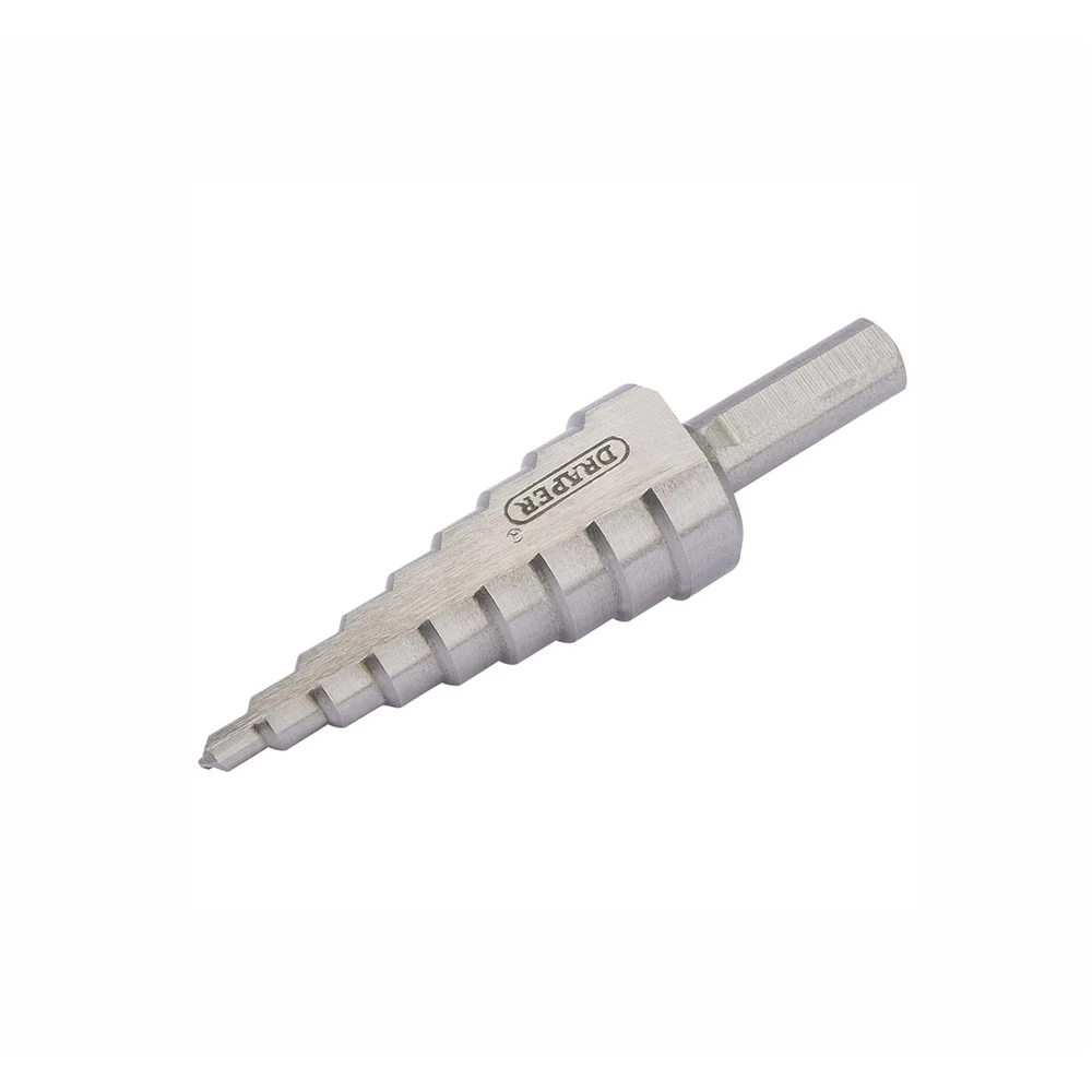 Stufenbohrer DRAPER von 4 bis 20mm geeignet für Metall und Kunststoff