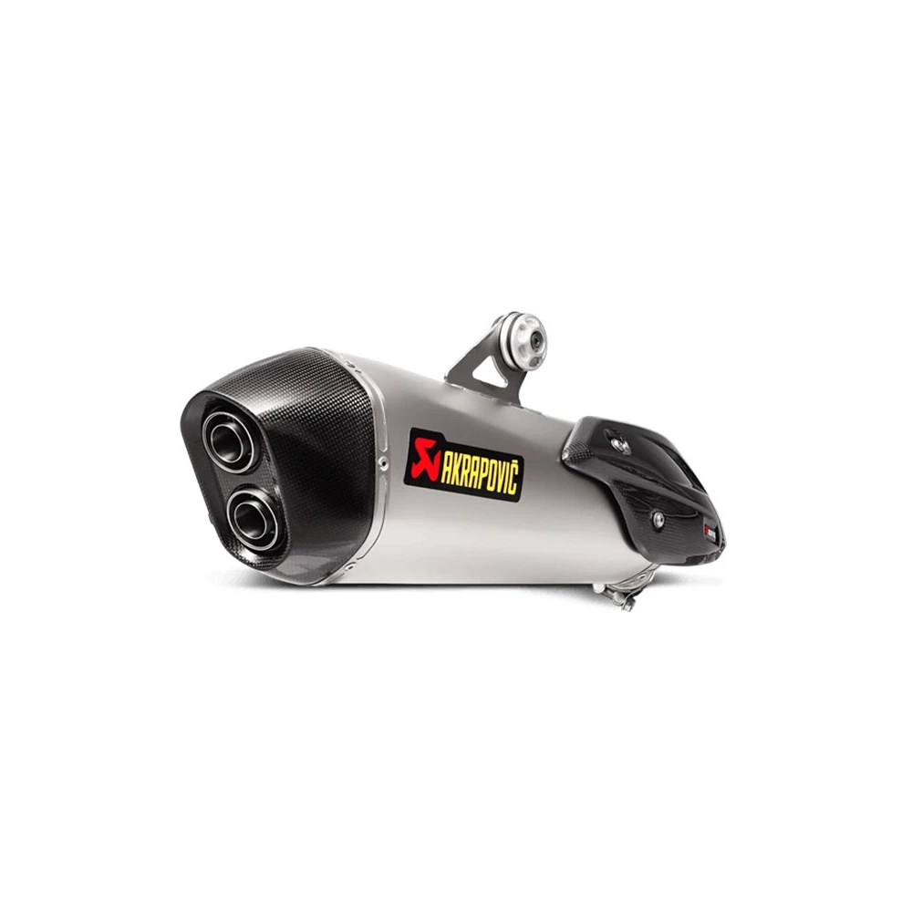 Auspuff AKRAPOVIC SLIP-ON in TITAN mit CARBON-ENDCAP zu BMW (CH Homologier