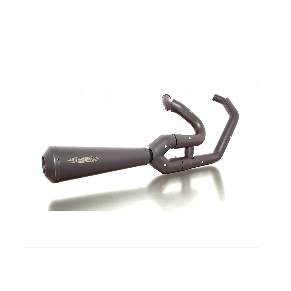 Auspuffanlage REMUS CUSTOM- CONIC (2in1) in SCHWARZ zu HD (CH- Hom.) ben.