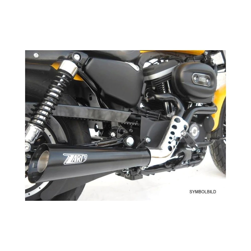 Auspuffanlage ZARD SPORT (2 in 1) in Inox- poliert zu Harley Davidson (CH-