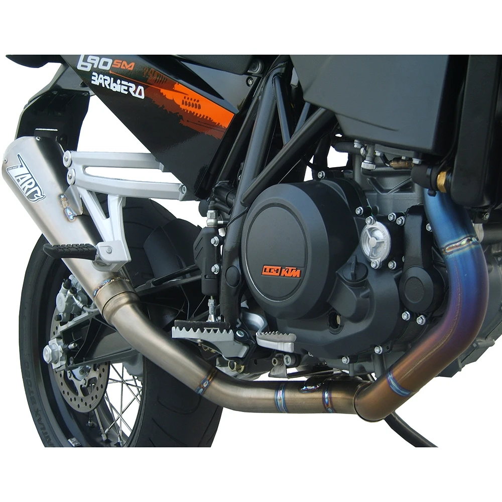 Auspuffanlage ZARD CONICO (2 in 2) in Full- Titan zu KTM (CH- Homologiert)