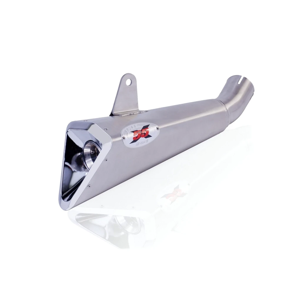 Auspuff IXIL SLASHED CONE XTREM (X55) in INOX zu Kawasaki (CH- Homologiert
