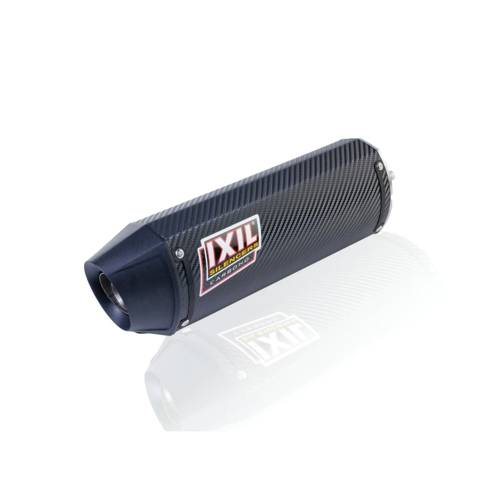 Auspuff IXIL HEXOVAL XTREM CARBONIO (COV) in CARBON mit END- CAP in SCHWAR