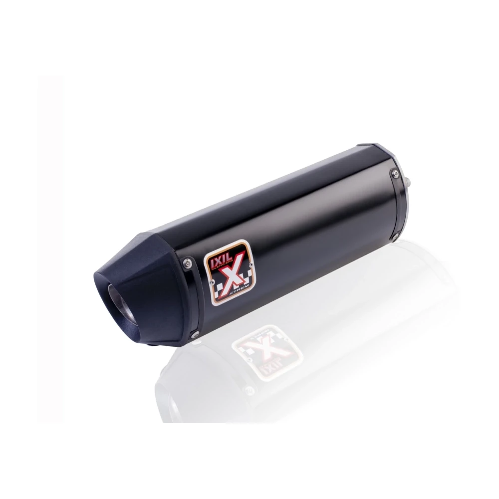 Auspuff IXIL HEXOVAL XTREM BLACK (XOVE) in SCHWARZ mit END- CAP in SCHWARZ