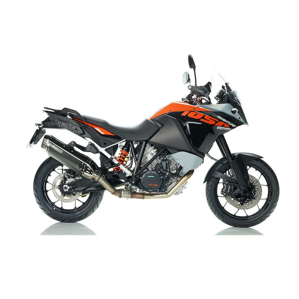 Auspuff BOS DESERT FOX in Black Edition zu KTM (CH-Homologiert)