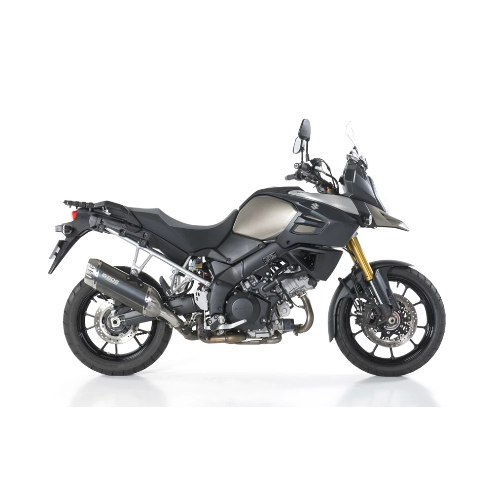 Auspuff BOS DESERT FOX in Carbon zu Suzuki (CH-Homologiert)