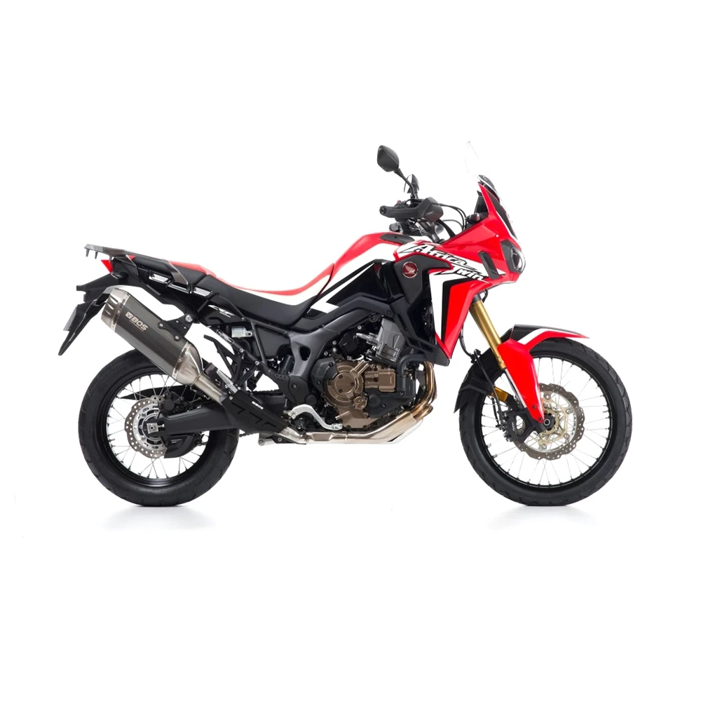 Auspuff BOS DESERT FOX in Carbon zu Honda (CH-Homologiert) EURO4